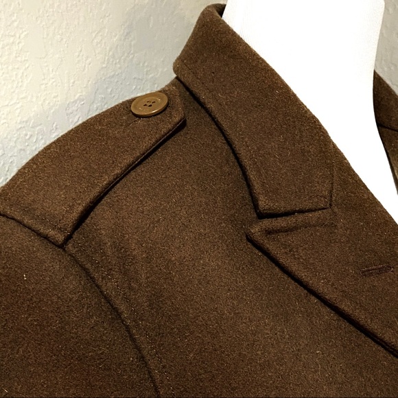 NWT Burberry Brit Men's Brown Chesterfield Virgin Wool Car Coat, XS - Picture 8 of 16